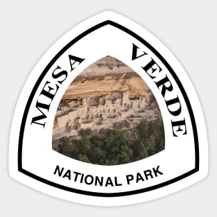 Mesa Verde National Park shield Sticker